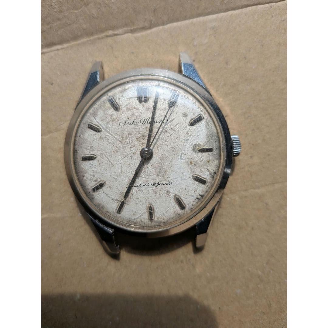 Used Seiko Marvel 19 Jewels Manual winding watch body