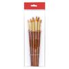 6Pcs Artist Paint Brush Watercolor Paint Brush for Oil Acrylics Watercolor Gouache Painting Nylon Bristle Paint Brush