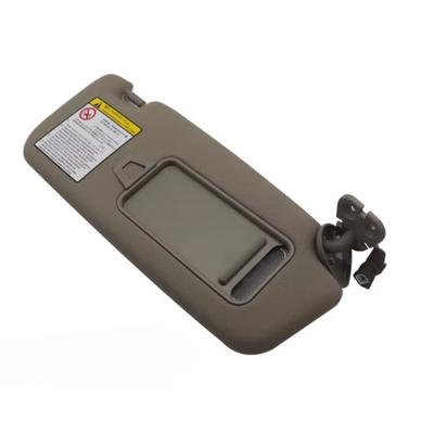 Automotive Sun Visor Assembly with Makeup Mirror Gray Deep Beige 1pc for Geely Emgrand 2009-2013 EC715/8RV Brand New