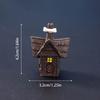 Niedliche Halloween-Mikrolandschaft Miniaturfiguren Harzhandwerk Mini-Feengarten-Dekorationen Niedliche Kürbis Geist Vampir Dekoration