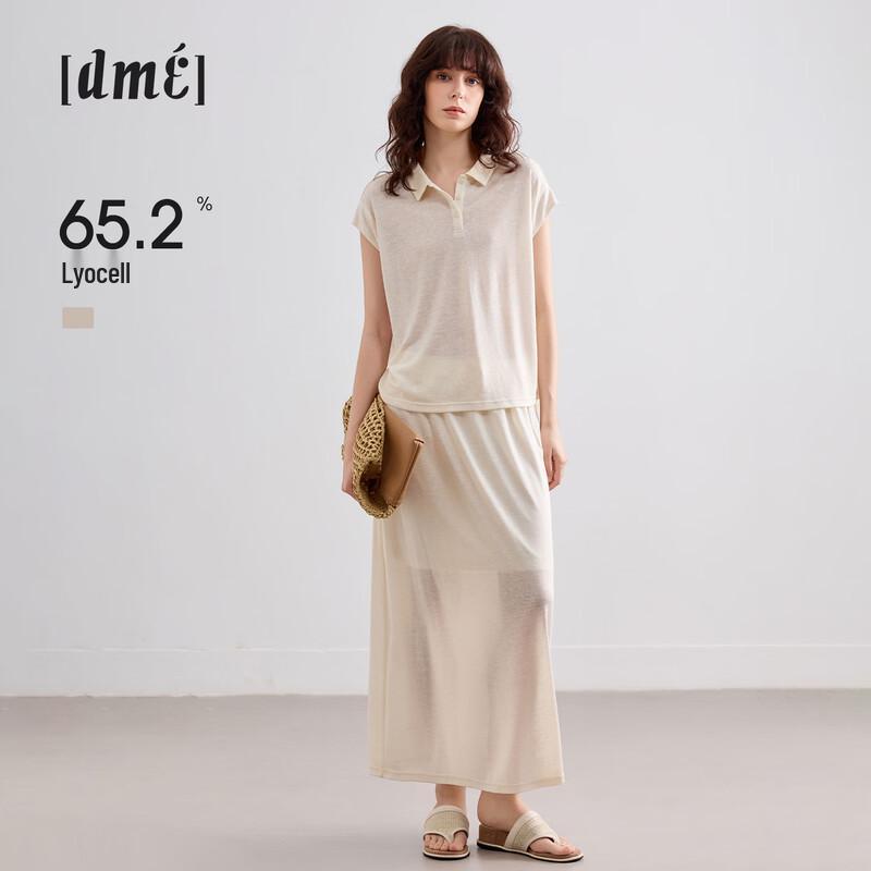 Women s Lyocell Sleeveless Polo & Skirt Set S