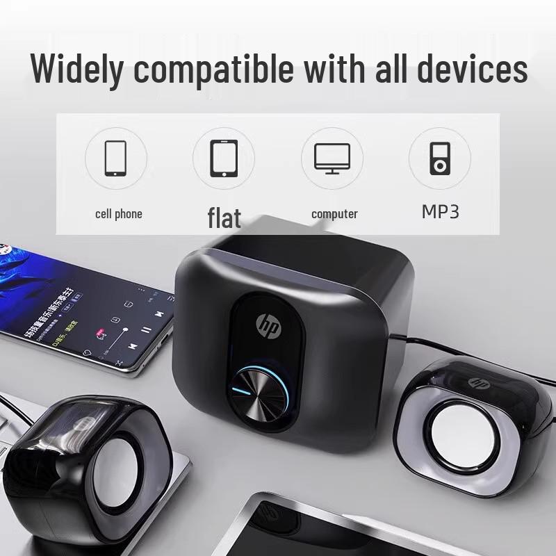 2111S Desktop Speakers: Heavy Bass for Laptops, Wired Home Audio Subwoofer