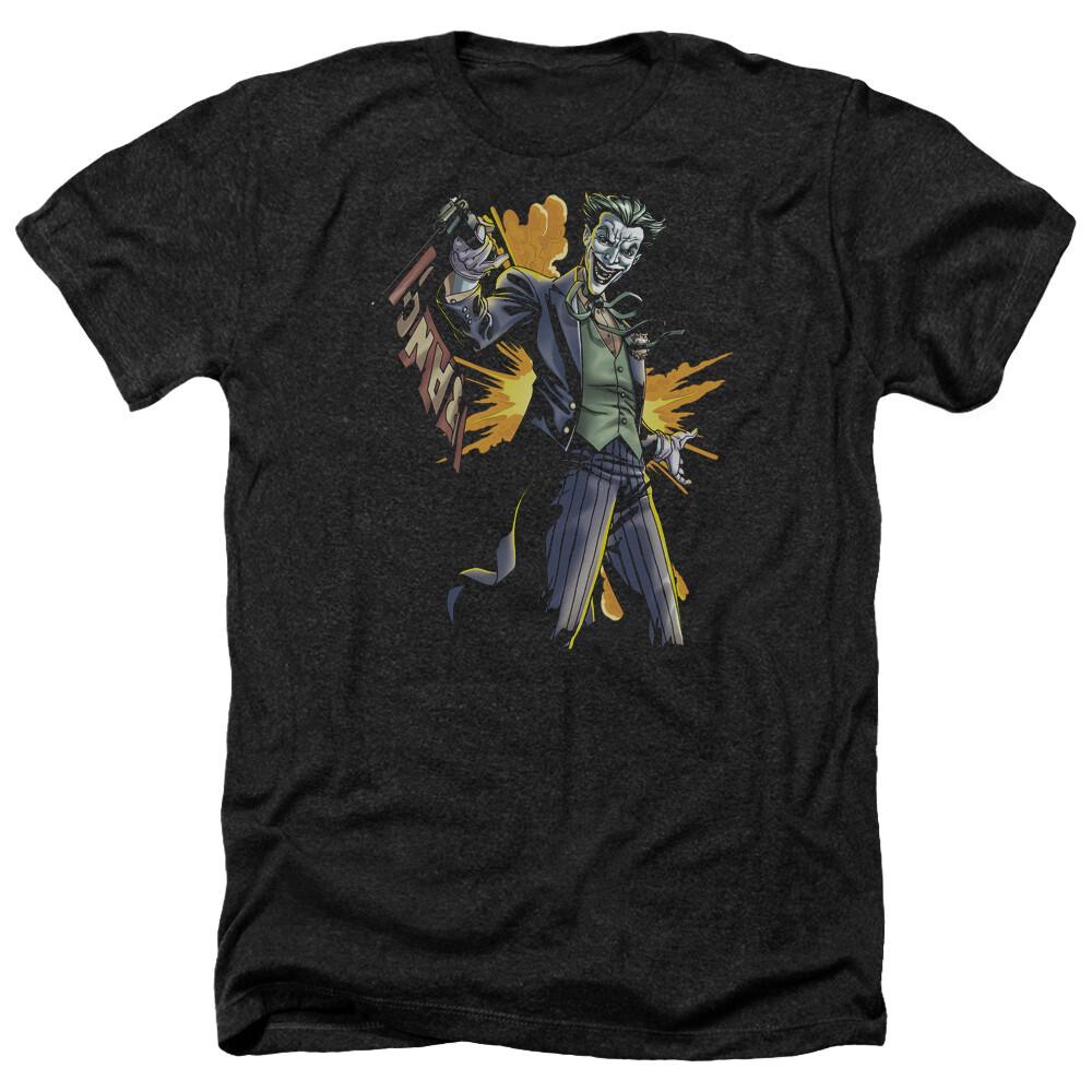 BATMAN JOKER BANG Licensed Adult Men039;s Heather Tee Shirt SM-3XL Unisex T-Shirt M