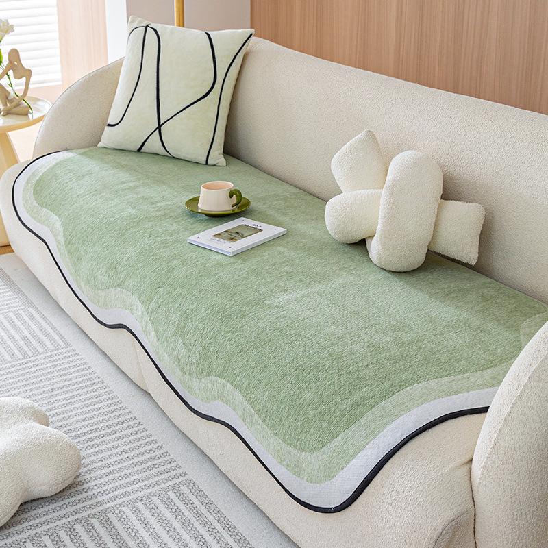 Cloud Mat Chenille Sofa Cushion Non-Slip All Wrapped Cover Cover Cover Cloth Four Seasons Bedroom Universal Seat Cushions