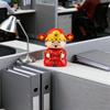 God of Wealth Solar Powered Dancing Toy Cai Shen Car Shaking Head Dancer Doll God of Wealth Toy Figurine Desk Decors