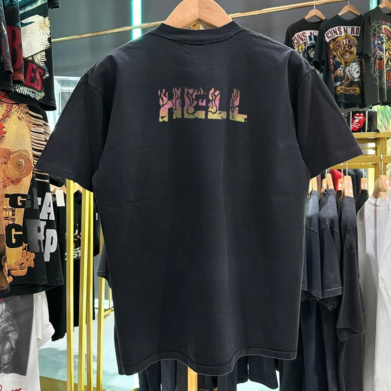 1994 Melvins Hell Frank Kozik Promo T-Shirt Black XXL 4XL