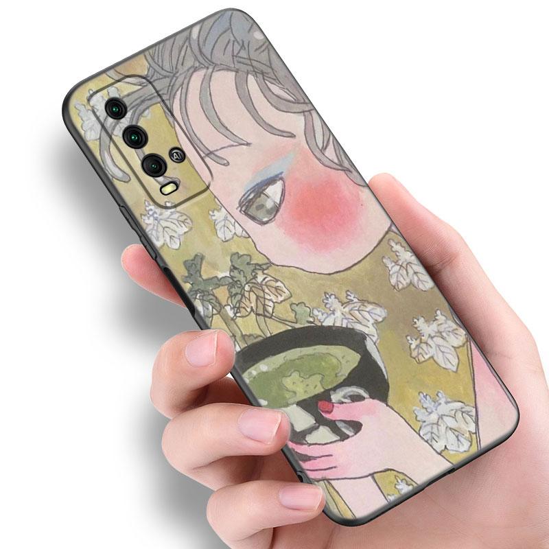 

Чехол для телефона Aya Takano Art для Xiaomi Redmi Note 5 6 9T K20 K40 K50 Pro 7A 8A 9A 9C 9i 10A 10C A1 S2, мягкий черный чехол из ТПУ Redmi Note 5(Pro)