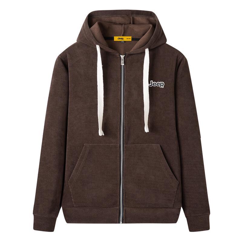 JEEP Men s Casual Hooded Zipper Sweatshirt 3XL