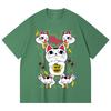 230 g/m² 100% Baumwolle DanDaDan V6 Turbo Oma Druck Unisex Schweres Baumwoll-T-Shirt