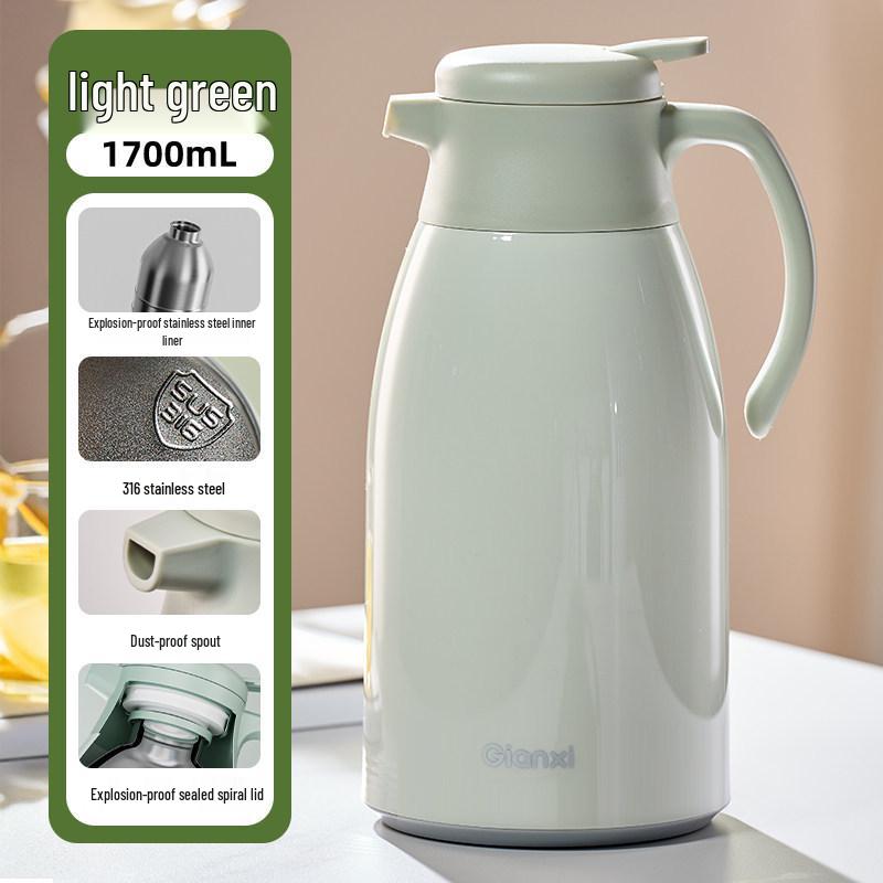 Tianxi European American Stainless Steel Insulated Large Hot Water Bottle for Home, Office, Dorms