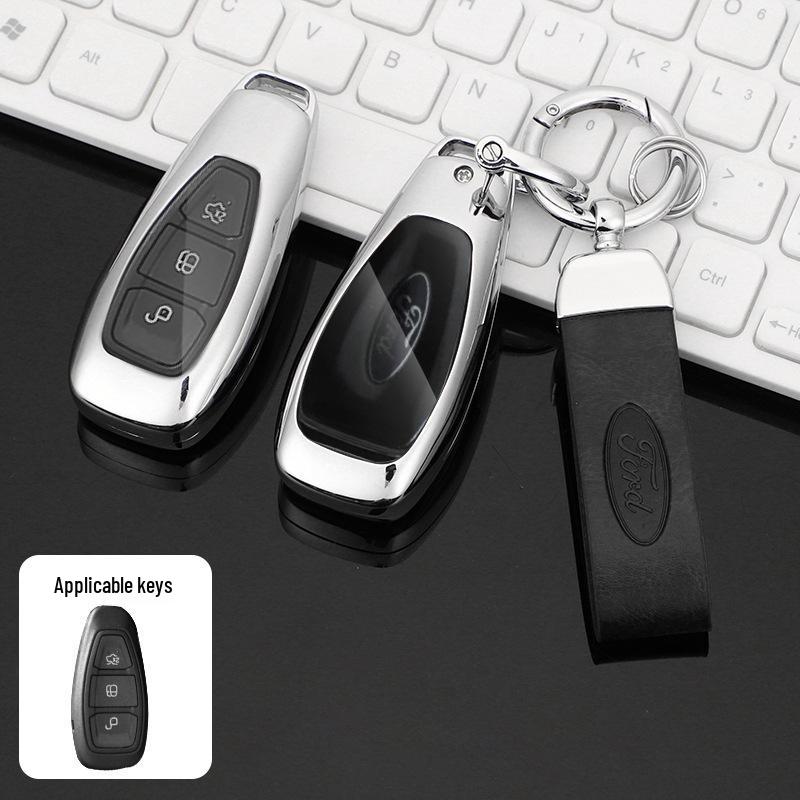 Premium Metal Protective Key Case for Ford Mondeo - Unisex Design