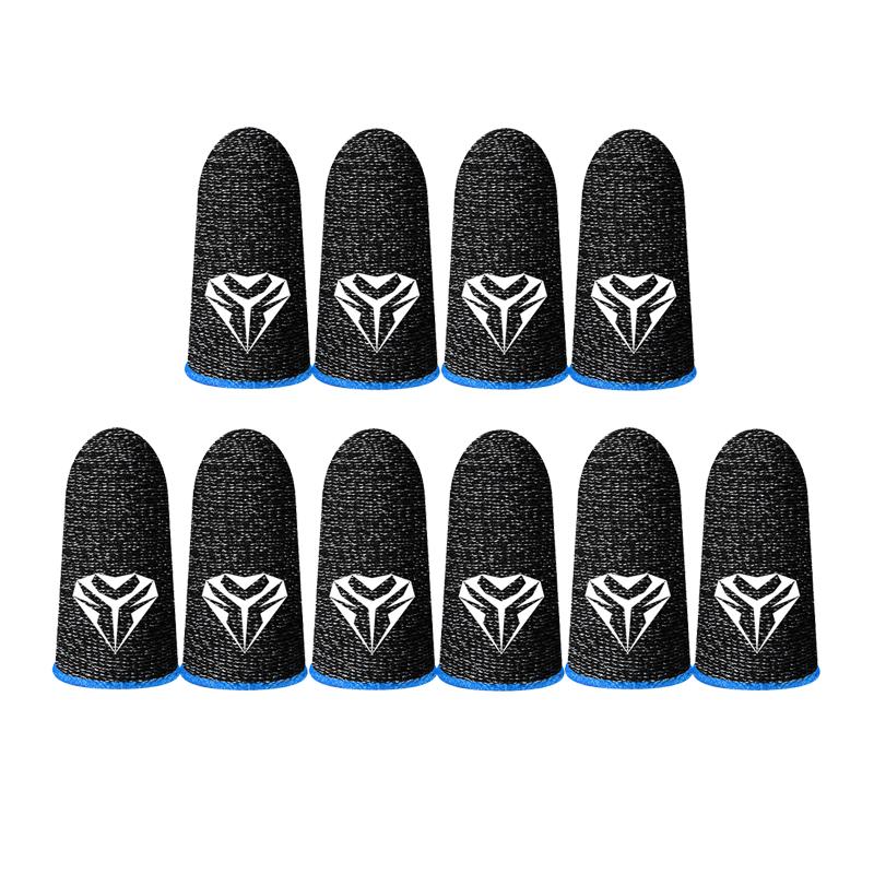 1-10 Pairs Thumb Gloves Touch Screen Finger Cots Sweatproof for PUBG Mobile Game Accessories
