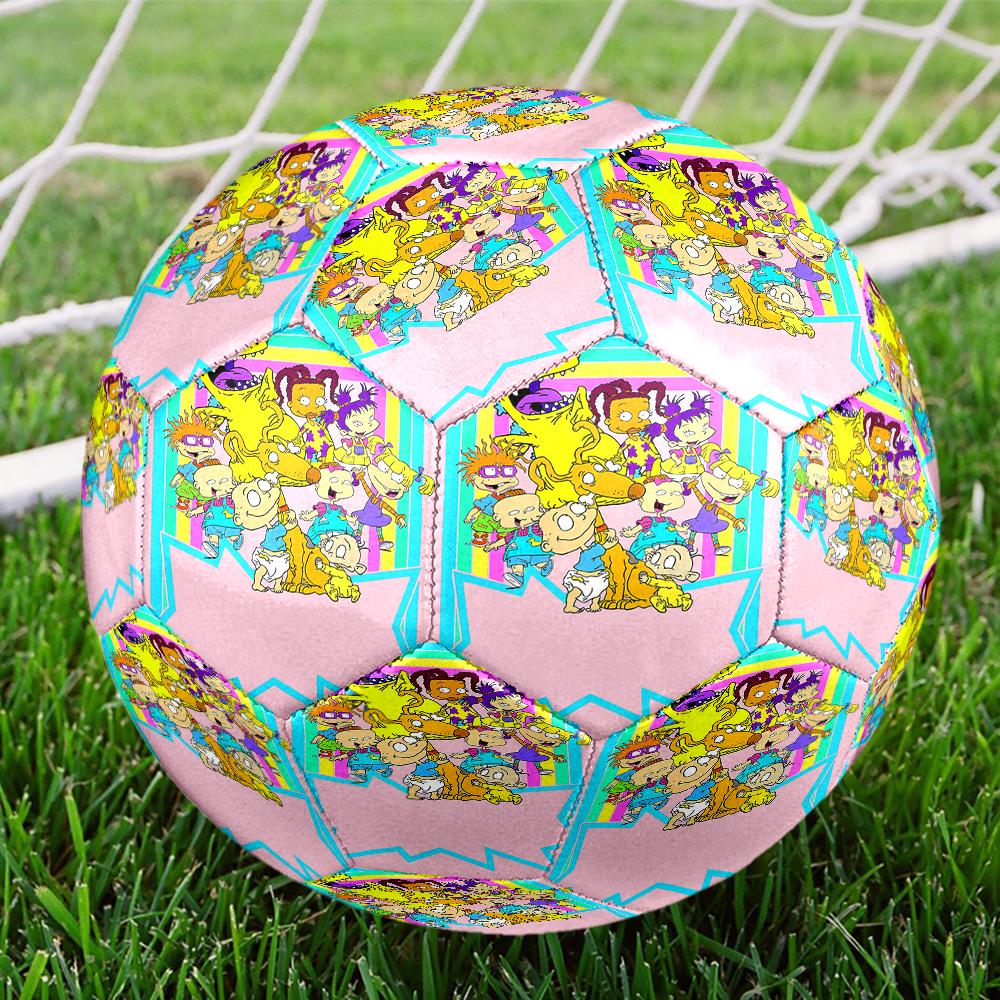 Rugrats Theme Size 5 Soccer Ball, Suitable for Both Indoor and Outdoor Matches, a Gift Suitable for Everyone.