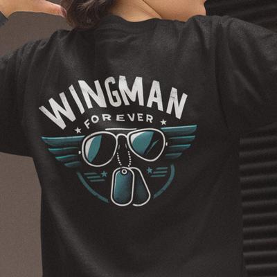 Wingman Forever Top Gun T-Shirt – Aviation Gift for Pilots