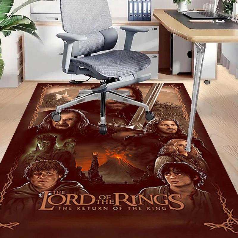 1pc Lord Return Carpet Office Rug Mat Home Decor Area Carpet Festival Gift Office Desk Chair Carpet Longlasting Material1107L