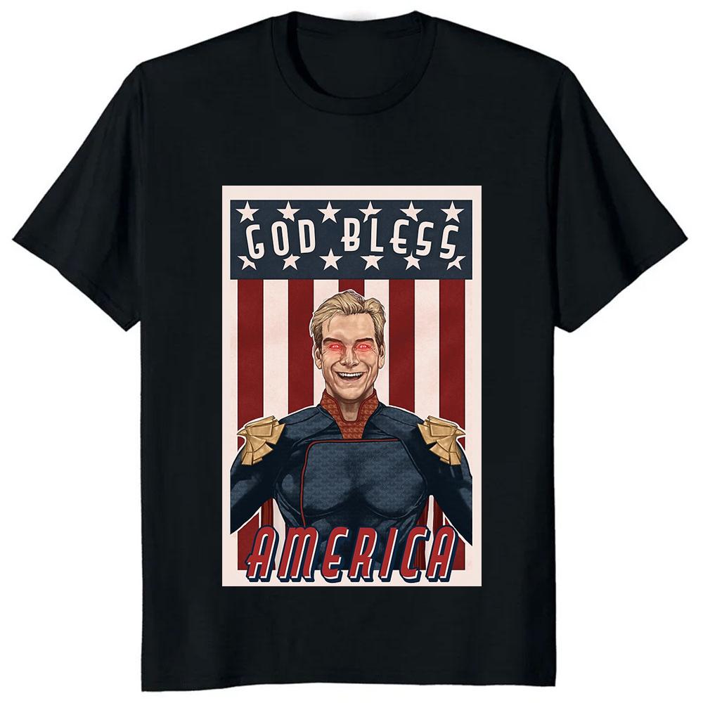 

Season 4 The Boyz TV Play Tshirt Homelander Cool Graphic Casual Fashion Loose Streetwear Man T Shirt Hipster Hip Hop Women Tees 4XL