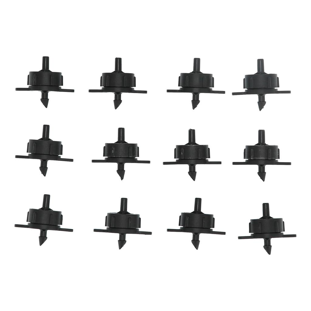 100Pcs 4L Pressure Compensating Drip Emitters Detachable Irrigation Dripper Nozzle for 4/7 Hose