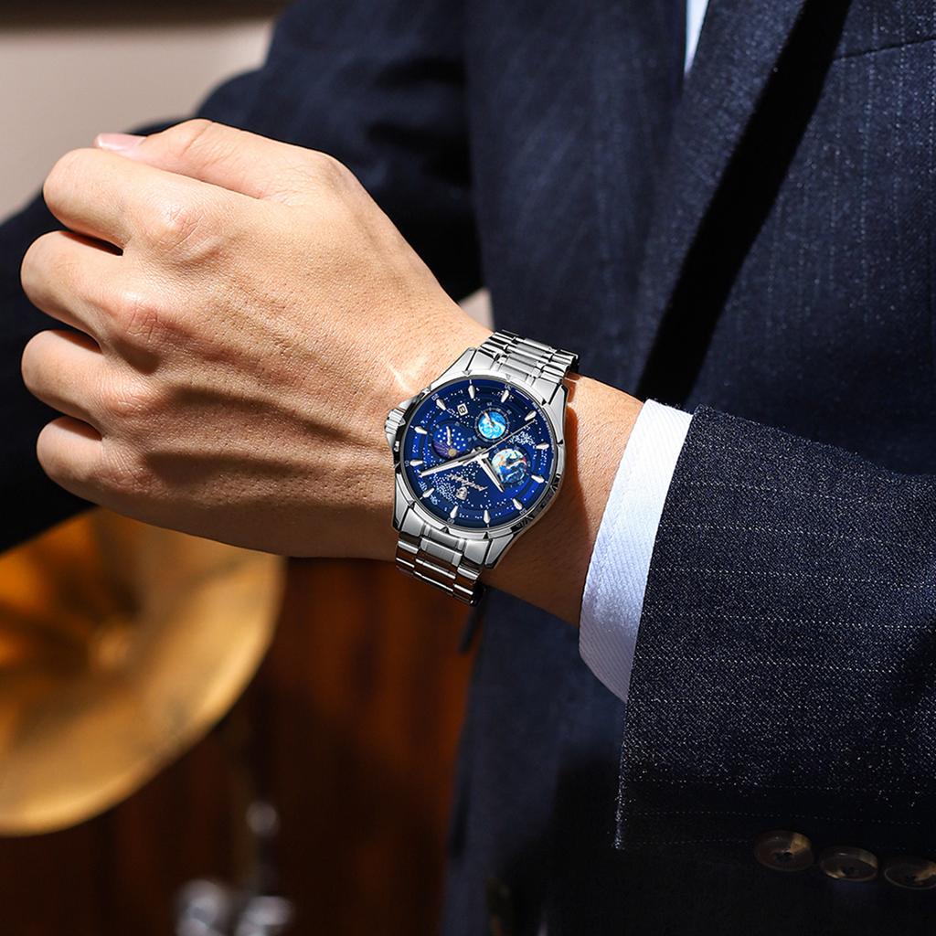 Super Luminous Men'S Watch Multifunctional Quartz Watch
