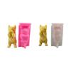 Standing Cat Candle Silicone Mold for Candle Making,Plaster Aromatherapy Candle Resin Mould Ornament Mold for Home Decor