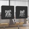 YINGTU Glass Door Push/Pull Sign