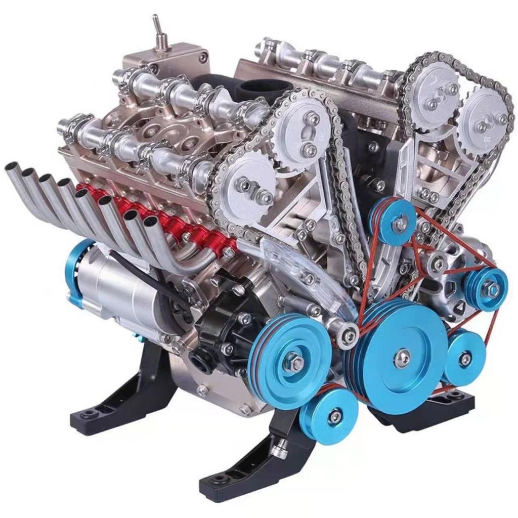 DIY Engine Model Kit Resin Crafts Engine Resin Model Classic Collection Home Office Creative Resin Ornaments
