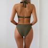 Women's Sexy Backless Two-piece Beach Bikini Swimsuit