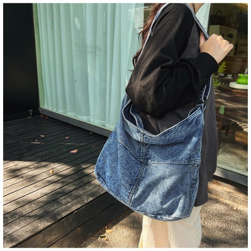 New Casual Denim Bag, Versatile Shoulder Bag
