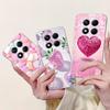 For Xiaomi Redmi Note 14 Pro Plus Case Cute Strawberry Love Heart Soft Silicone Clear Cover For Redmi Note 14 Pro 5G Global Etui