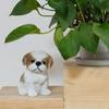 Creative Puppy Sculptures Simulation Dog Adornment Animal Statues Garden Ornament  Bedroom