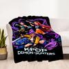 1pc K-Pop Demon Hunters Blanket Comfortable Soft Lightweight Multi Seasonal Blanket Travel Camping Picnics Sofa Office bedroom Perfect Gift Friends