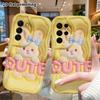 Phone Case: 2D Flat, Suitable for Samsung Galaxy A34 A35 M05 M06 S20 S22 S21 FE Plus 5G Protective Case, Plush Little Bunny, Perfect Christmas and Hal