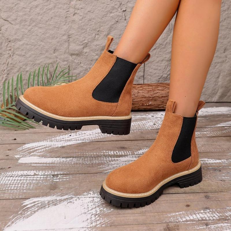 Spring and Autumn New Frosted Martin Boots Fashion Casual Round Head Large Size Fashion Trend Shoes