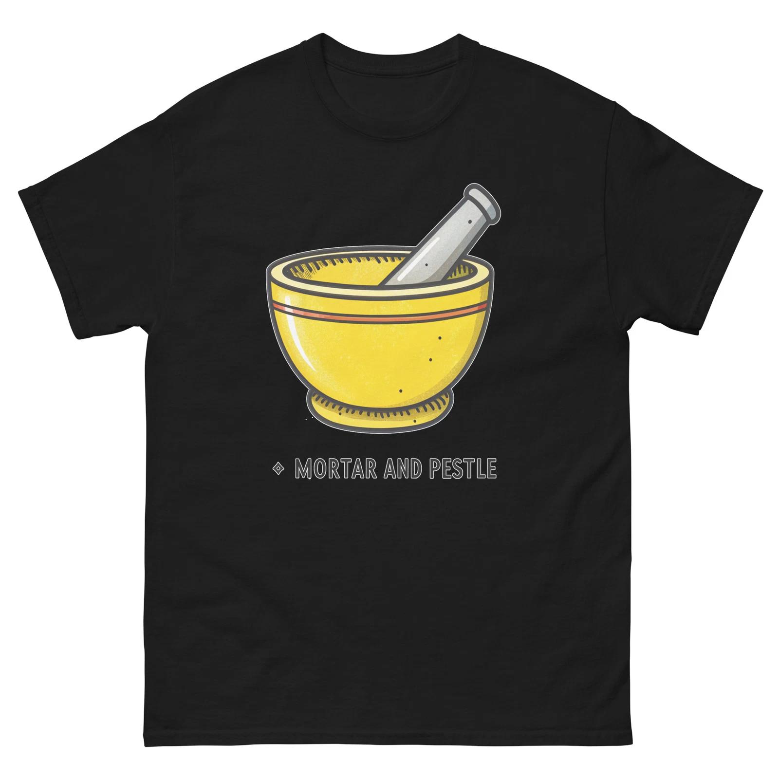 Mortar and Pestle Kitchen Home Cooking Culinary Utensil T-Shirt M