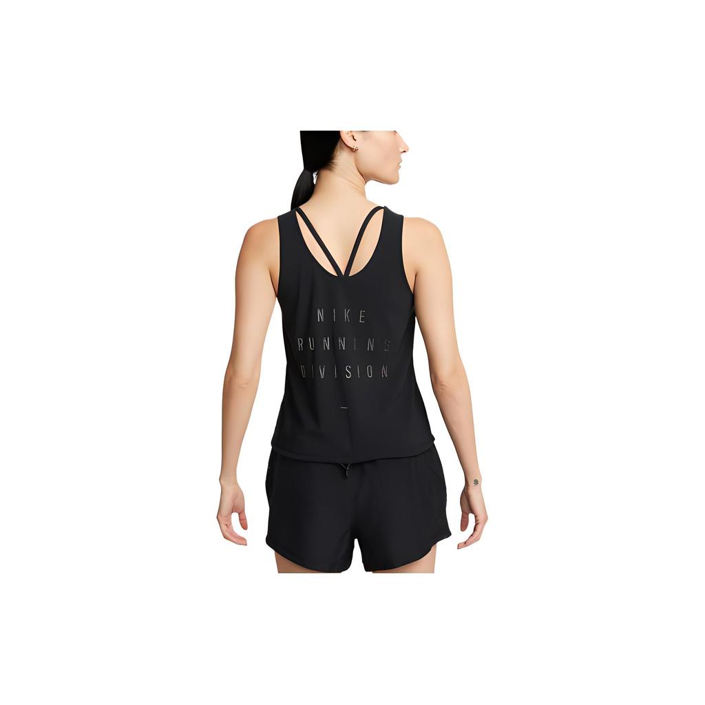 Nike Dri-Fit Run Division Printed Running Tank Top Women Tops Black DM7752-010
