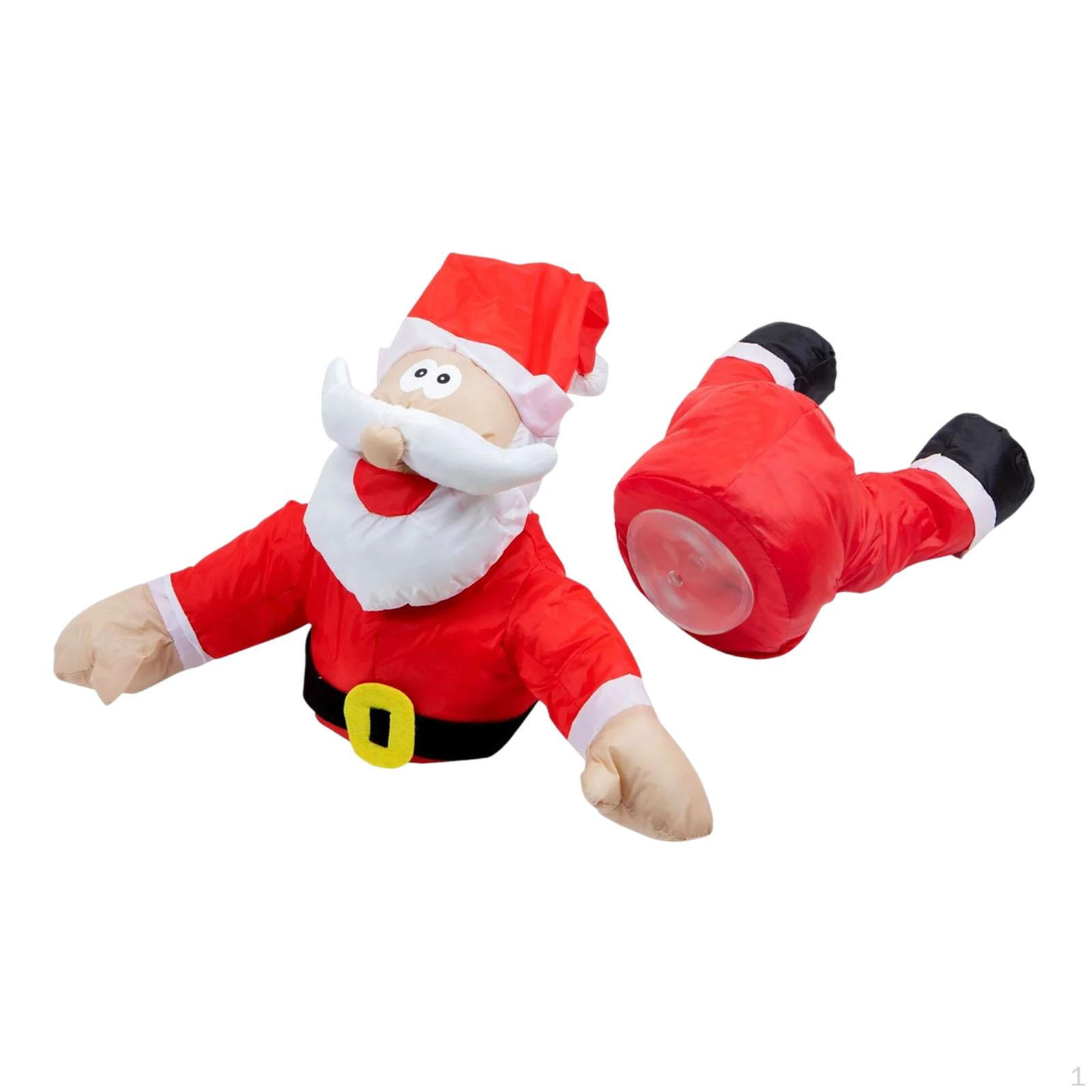 

Christmas Window Decoration Ornament Decorative Cute Gift Decor Props for Office Bar Party santa