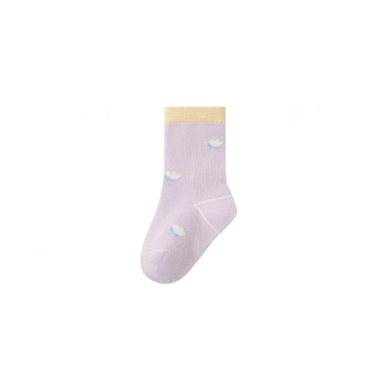 25 Cartoon Rabbit Baby Socks - Autumn Collection, Antibacterial Cotton, Seamless & Breathable with Loose Cuff