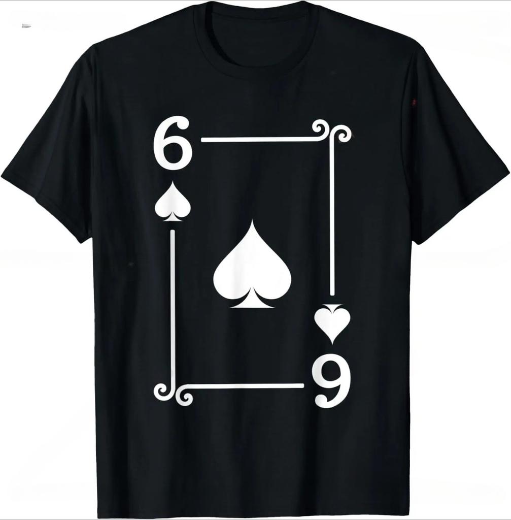 Playing Cards Costume Acekqj1098765432 Diamonds Card Poker Tshirt Unisex Summer Streetwear Tops Camiseta