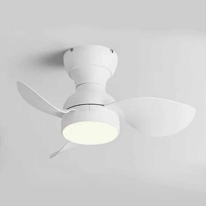 22/29 inches DC Motor Ceiling Fans With Remote Control Modern Mini Corridor Smallhouse Nickel Ceiling Fan With LED Lights
