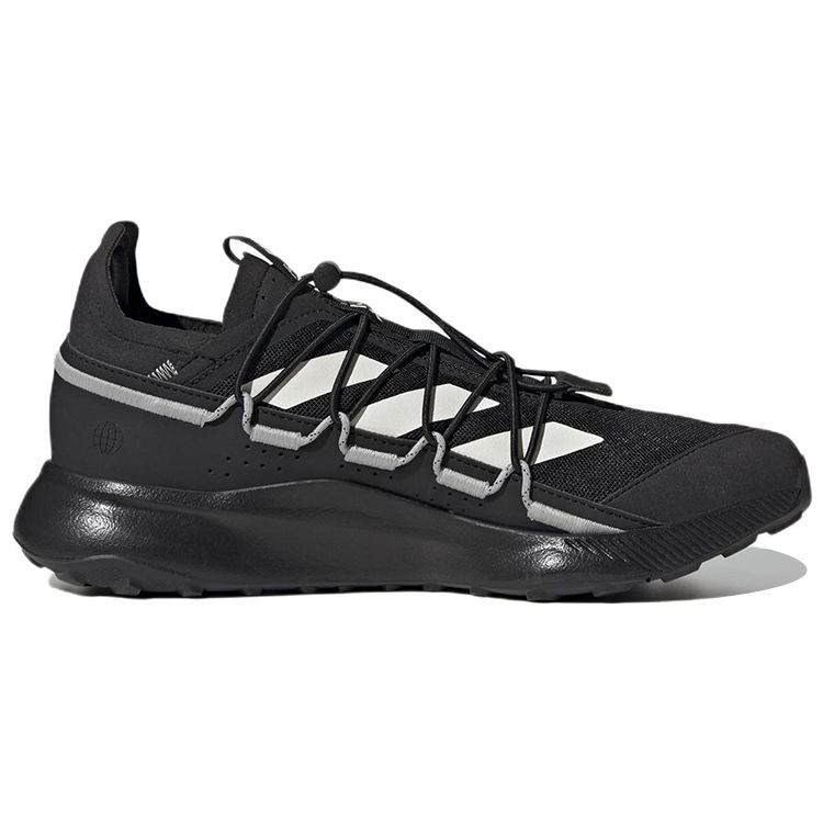 Adidas Voyager 21 Fabric Slip-Resistant Durable Lightweight Low-Top Outdoor Functional Shoes Unisex Shoes Black HP8612