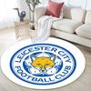 Tappeto Rotondo Stampato Leicester City, Tappeto Circolare Antiscivolo Lavabile per Soggiorno Camera da Letto Sala Giochi, Decorazione per Fan Sportivi, Regalo di Compleanno Festivo