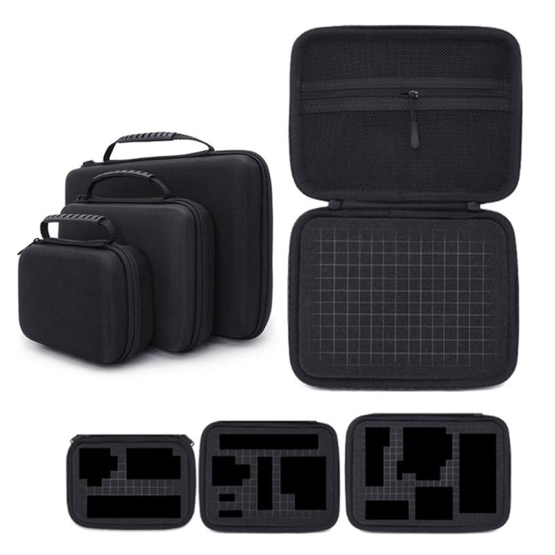EVA Hard Case Storage Bag Organizers With Customizable Sponge Dividers For DSLR Drones And Digital Accessories