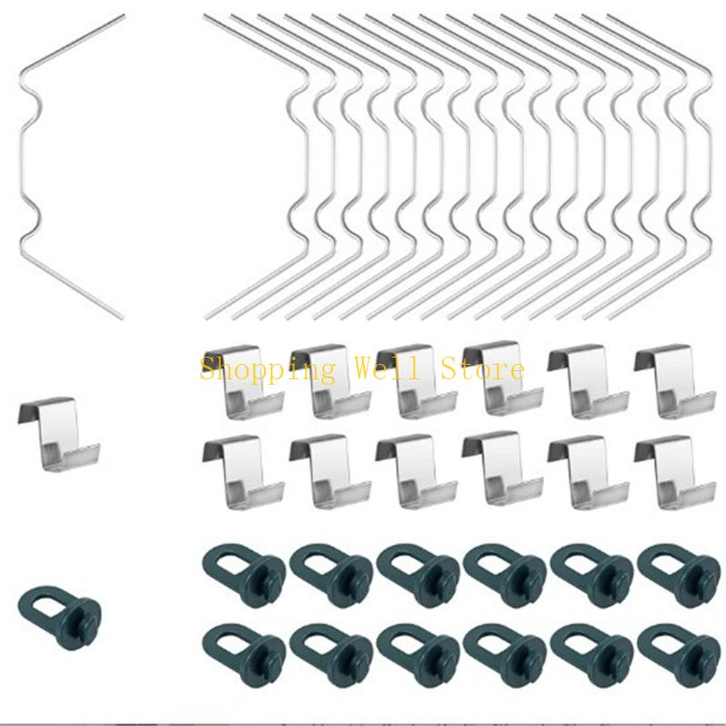 KX4B Greenhouse Stabilizing Clip Frame Clip for Commercial and Home Gardening Project