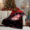 Dark Anime Ninja Character Blanket Lightweight Ideal Bedding Blanket Perfect for Travel, Camping, Living Rooms, Offices, Sofas, Fan Christmas Gift