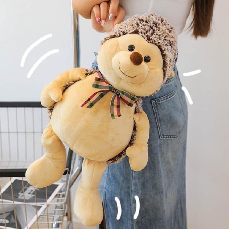 Cute Hedgehog Plush Toy Stuffed Animal For Girls Bedtime Cuddly Companion Warm Heart Gift