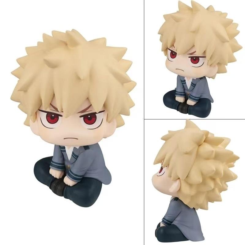 New Anime Model My Hero Academia Midoriya Izuku Bakugou Katsuki Shouto Todoroki Model Ornaments Model PVC Toy For Kids Gifts