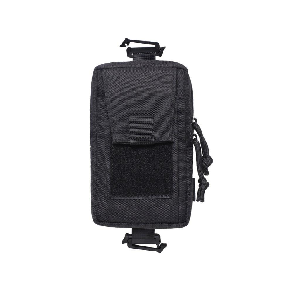 Outdoor EDC Tactical Belt Mobile Phone Pocket  Fan Tactical Bag Coin Purse Sports Phone Function Pocket