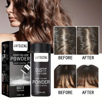 Create Easy and Natural Hairstyles with A Hair Volume Powder - Adds Shine and Life