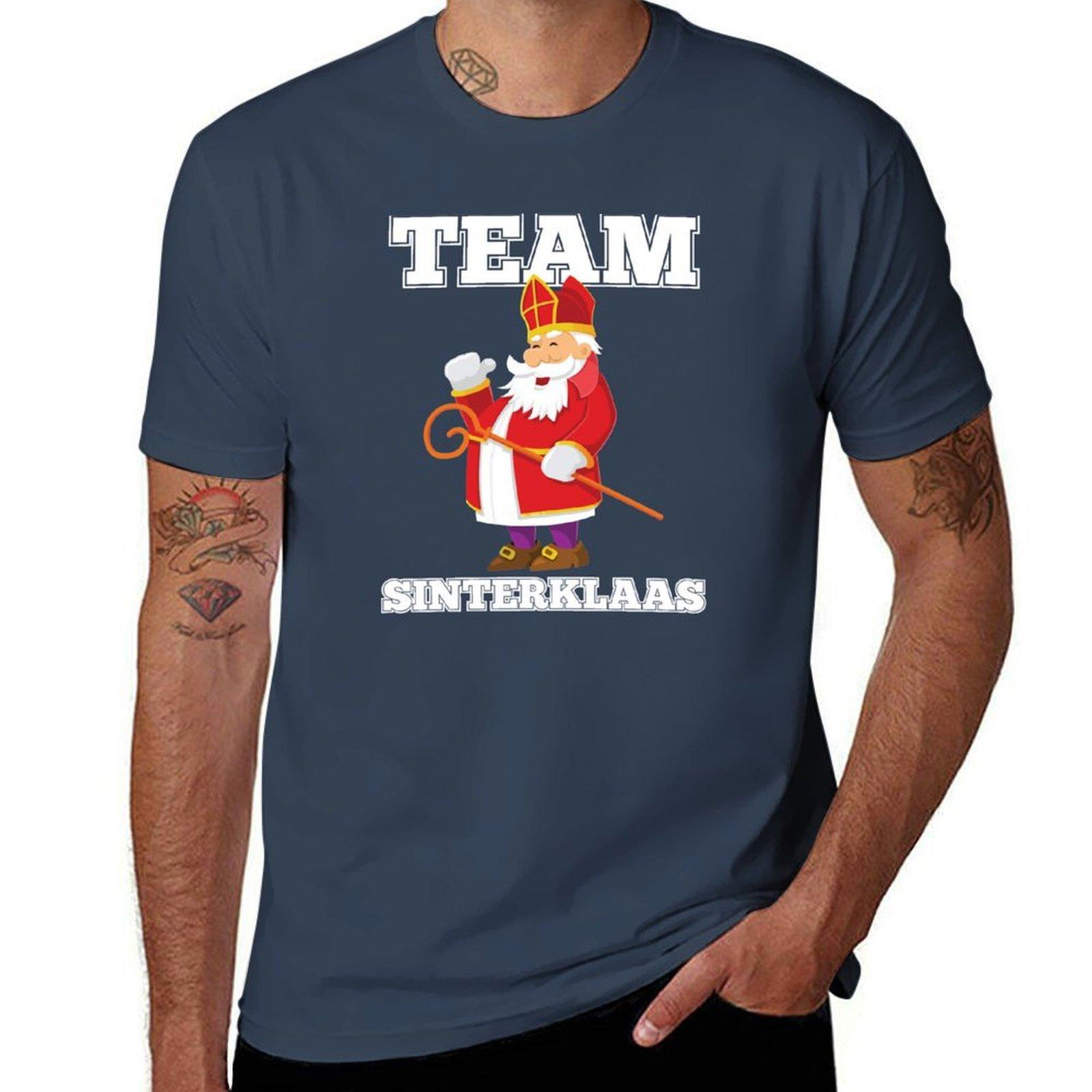Dutch Christmas Team Sinterklaas Graphic Tshirt Fashion Letter Print Tshirt S