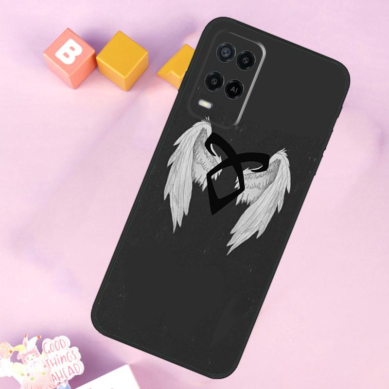 Angelic Rune Shadowhunters Case For Oppo A17 A57 A16 A76 A96 A60 A40 A80 A18 A38 A58 A78 A98 A15 A54 A74 A94 A6 A5 Pro