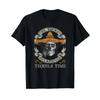 El Viejo Ist Da Tequila Time Vintage Mexican Skull T Shirt Black Vintage Washed Slightly Stylish Stretched